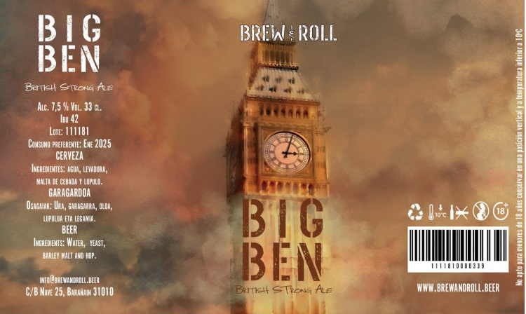 BREW & ROLL BIG BEN / BRITISH STRONG ALE